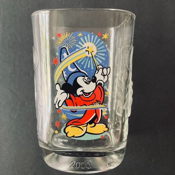 VINTAGE Disney MCDonalds 2000 Anniversary Set of 4 Glasses NWOT - Picture 3 of 11
